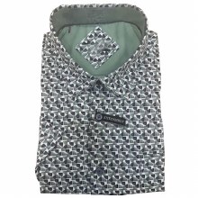 2205 London Street Green Short Sleeve Sportshirt
