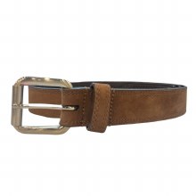 Tulliani Nubuck Leather Casual Belt. 2 Colours Black, Brown