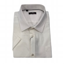 Summerfields Textured Stretch Collection Short  Sleeve Shirt - 6 Colours, Black, Charcoal, Camel,Turquoise, Royal, White