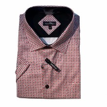 Summerfields Red Stretch Collection Short Sleeve Shirt