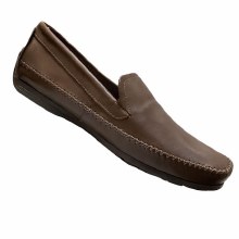 Plus Size Slip-On Drive Shoe 2 Colours Black, Chestnut