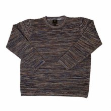 FX Fusion Ottoman Marled Crew Sweater. 3 Colours Blue Stone, Copper, Granite