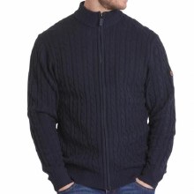 North  56*4 Cable Full Zip Cardigan