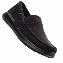 5EZ Canvas Slip-on Shoe. 2 Colours Black, Tan