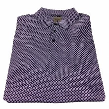 FX Aderdeen Collection Purple Geo Polo