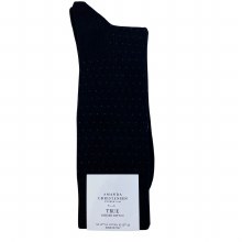 Christensen Italian Kingsize Fashion Micro Dot Socks 4 Colours Black, Grey, Navy, Taupe