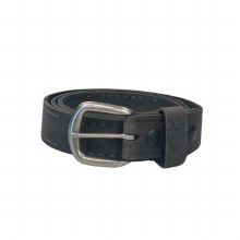 Boston Leather Embossed Line Casual Belt 4 Colours Tan, Brown, Black, Grey