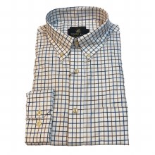 FX Fusion Wrinkle Free Plaid Button Down Sport Shirt