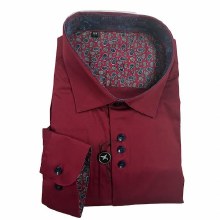 Smith Exclusive Solid Garnet Long Sleeve Shirt