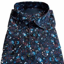 Culture Gold Navy Long Sleeve Sportshirt