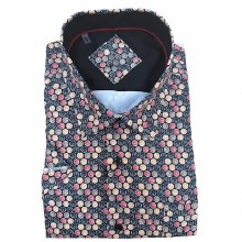2205 London Steet Black Bean Short Sleeve SportShirt