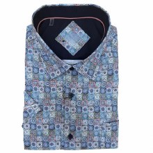 2205 London Street Mosaic Short Sleeve Sportshirt