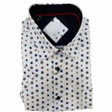 2205 London Street White Shjort Sleeve Sportshirt