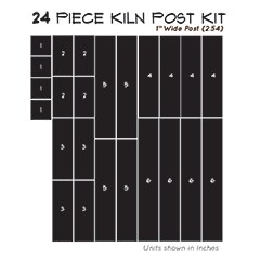 Kiln Post Box Set 24