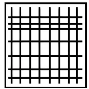 Plaid Play Stencil Small