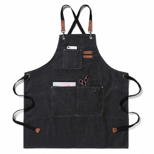 Apron, Crossback Black