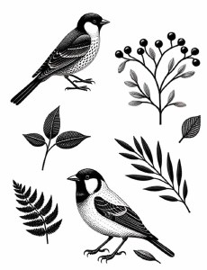 Black Birds 03 Decal