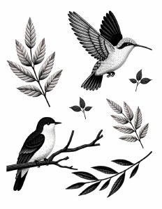 Black Birds 04 Decal