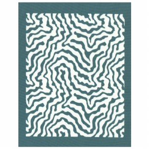 Abstract Zebra Silkscreen SM.