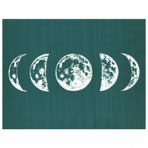 Moon Phases Silkscreen Small