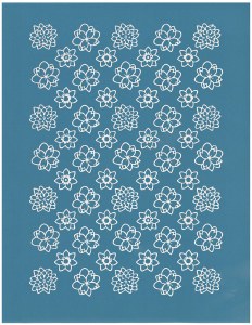 Variety Blossoms Silkscreen SM