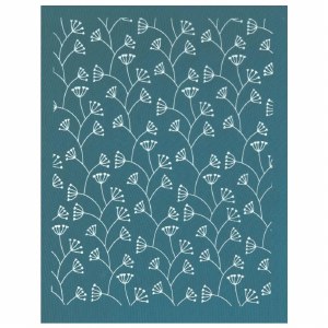 Flower Stems Silkscreen Small