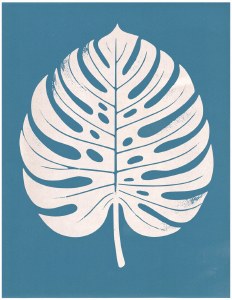 Monstera Silkscreen Small