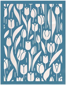 Tulips Pattern Silkscreen Smal