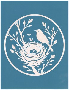 Robin's Nest Silkscreen Small