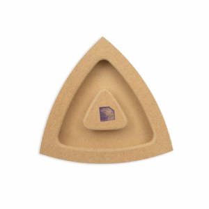 Spherical Triangle Wallie 4"