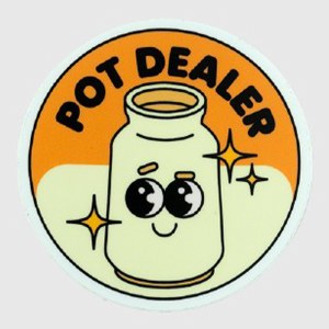 Pot Dealer Sticker