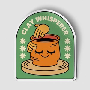 Clay Whisperer Sticker