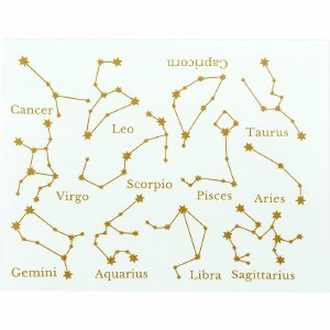 Gold Luster Decal,Constellatio