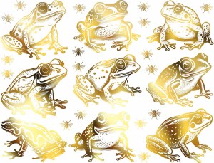 Frog Gold Luster