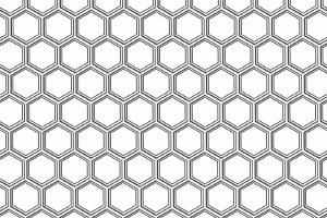 Full Decal, Honeycomb Black