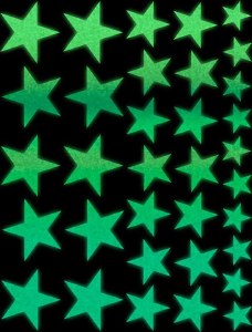 Glow in the Dark Stars Etch