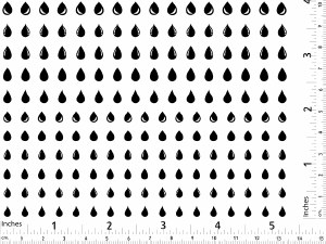 Teardrops/Raindrops Black
