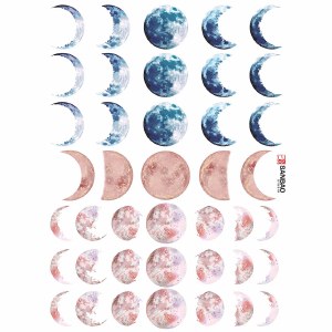 Overglaze Decal, Phase Moon