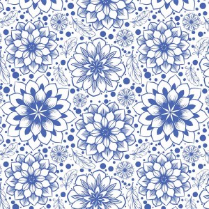 Decal, Rice Paper 119 Blue