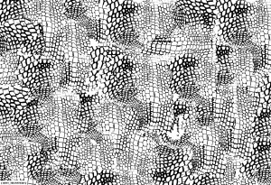 Croc Skin Underglaze Decal