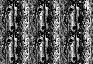 Wood Grain Underglaze Decal