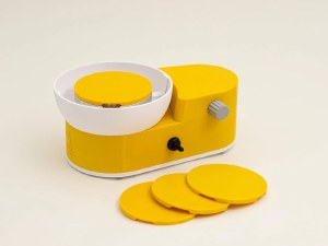 Small Pottery Wheel Mustard