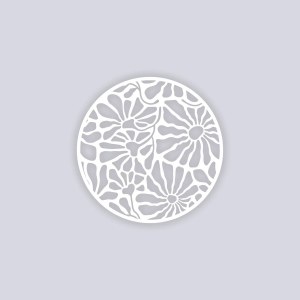 Floral Circle Center 6.5"