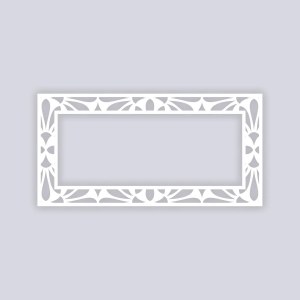 Peacock Rectangle Rim 5x10