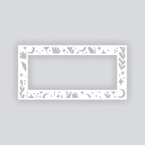 Moonlit Meadow Rect Rim 5x10