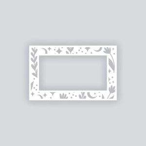 Moonlit Meadow Rect Rim 5x8