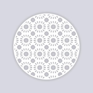 Sun Drops Circle Center 9.5"