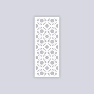 Sun Drops Rectangle Center 3x8
