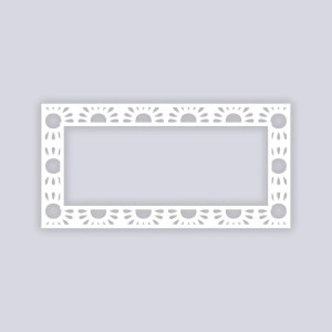 Sun Drops Rectangle Rim 5x10