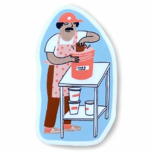 Glaze Guy Sticker